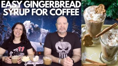 Easy Gingerbread Syrup For Coffee