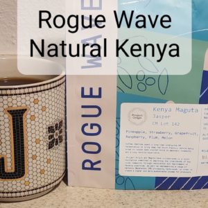 Rogue Wave Coffee Review (Edmonton, Alberta)- Carbonic Macertaion Natural Kenya Jasper CM Lot 142