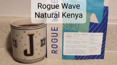 Rogue Wave Coffee Review (Edmonton, Alberta)- Carbonic Macertaion Natural Kenya Jasper CM Lot 142