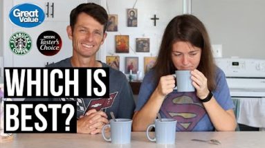 Instant Coffee Blind Taste Test