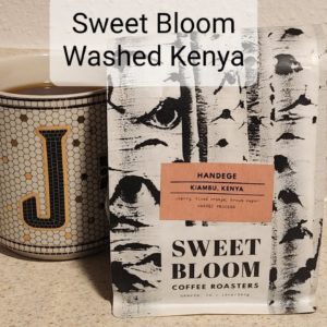 Sweet Bloom Coffee Review (Lakewood, Colorado)- Washed Kenya Handege