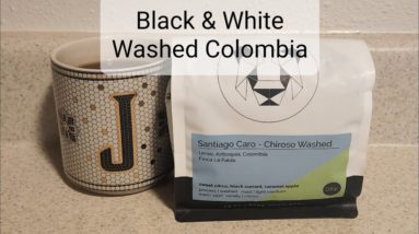 Black and White Coffee Review (Wake Forest, NC)- Washed Colombia Santiago Caro