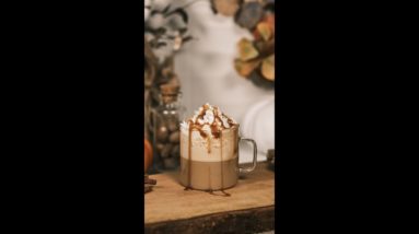 Spiced Caramel Latte: The Best Holiday Coffee You'll Ever Have #shorts