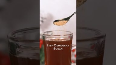 SPICIEST Hot Buttered Rum Coffee Holiday Cocktail YOU NEED! #shorts