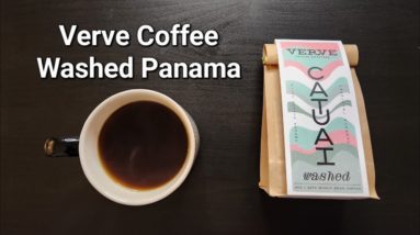 Verve Coffee Roasters Review (Santa Cruz, California)- Washed Panama Elida Estate Catui