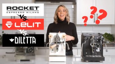 Espresso Machine COMPARISON: Lelit MaraX vs Diletta Bello vs Rocket Appartmento