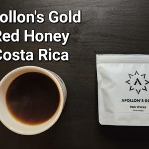 Apollon's Gold Coffee Review (Tokyo, Japan)- Red Honey Costa Rica Don Oscar El Coyote Villalobos