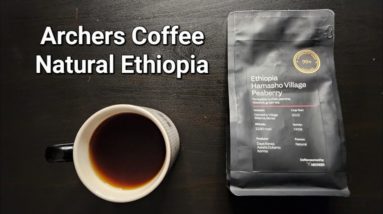 Archers Coffee Review (Sharjah, UAE)- Natural Ethiopia Hamasho Village Peaberry