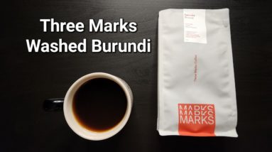 Three Marks Coffee Review (Barcelona, Spain)- Washed Burundi Gakenke