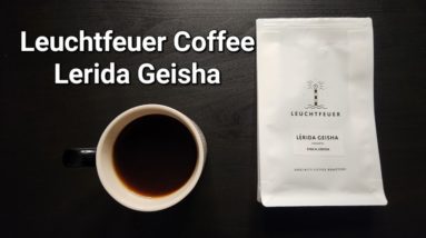 Leuchtfeuer Coffee Review (Wedel, Germany)- Washed Panama Lerida Geisha