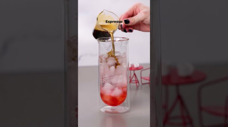 Strawberry Iced Coffee and... Pop Rocks?! 💥