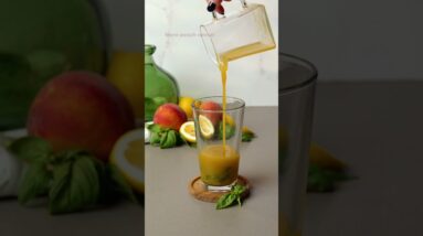 Easy Basil Peach Cold Brew Recipe for Iced Coffee Lovers