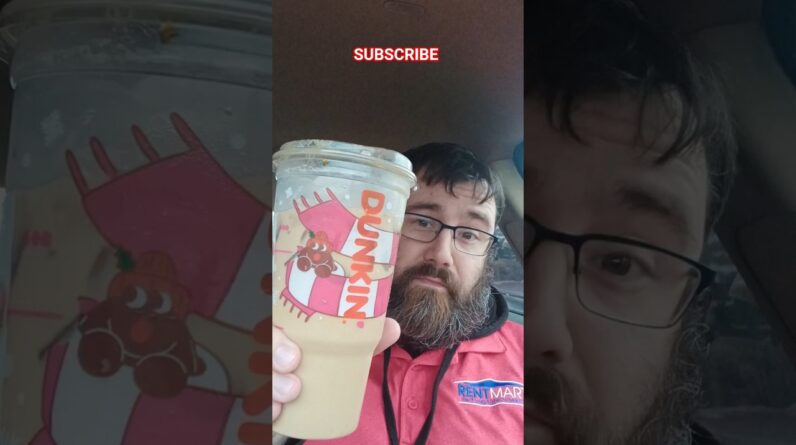 ICED COOKIE BUTTER CLOUD LATTE #shorts