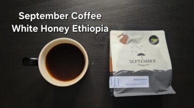 September Coffee Co. Review (Ottawa, Ontario)- White Honey Ethiopia Basha Bekele (Extra-Light)