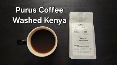 Purus Coffee Roastery Review (Ho Chi Minh City, Vietnam)- Washed Kenya Gituara PB