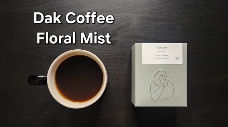 Dak Coffee Roasters Review (Amsterdam, Netherlands)- Washed Colombia Floral Mist