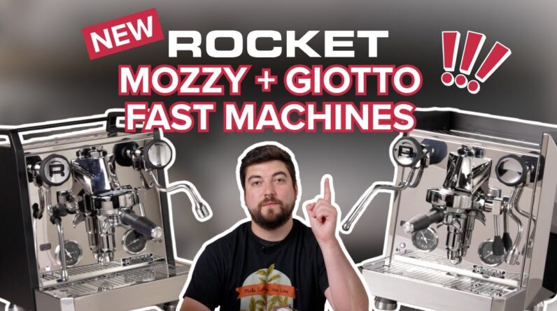 New from Rocket... Mozzafiato FAST & Giotto FAST Espresso Machines