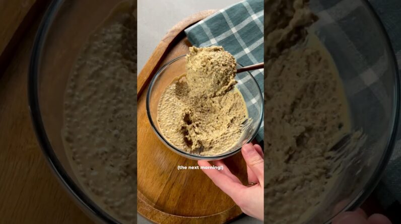 Banana Espresso Chia Seed Pudding 😋