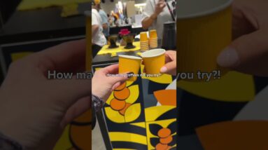 Define "too many" coffees... 🤪 #worldofcoffee #coffeetasting