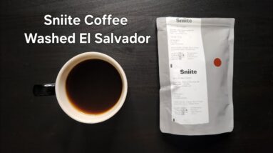 Sniite Coffee Review (Tokyo, Japan)- Washed El Salvador La Joya