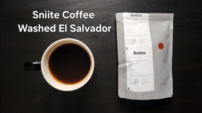 Sniite Coffee Review (Tokyo, Japan)- Washed El Salvador La Joya