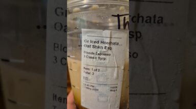 @starbucks HORCHATA ESPRESSO #shorts