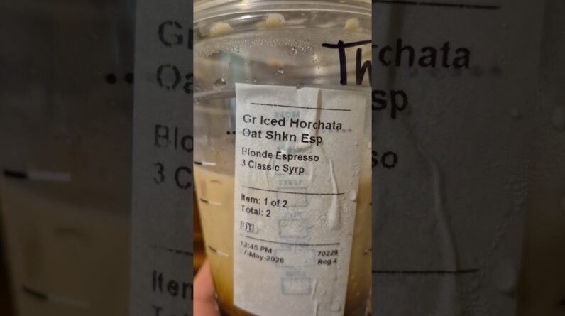 @starbucks HORCHATA ESPRESSO #shorts