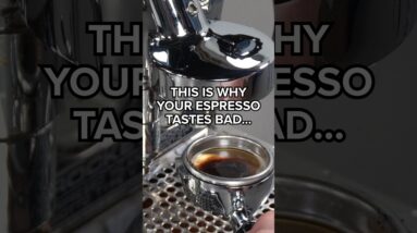 This might be why your espresso tastes... weird 🥲