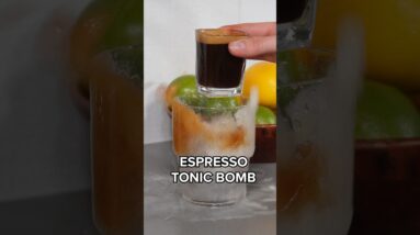 Why not try an espresso tonic bomb?! 💣☕️