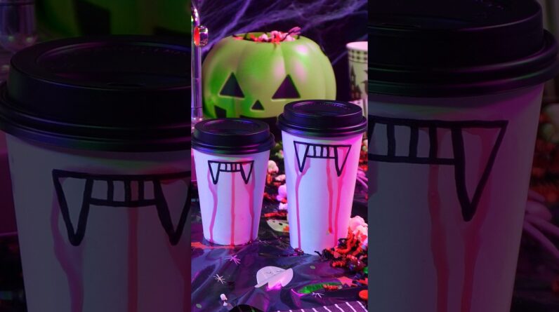 How fun are these vampire lattes?!